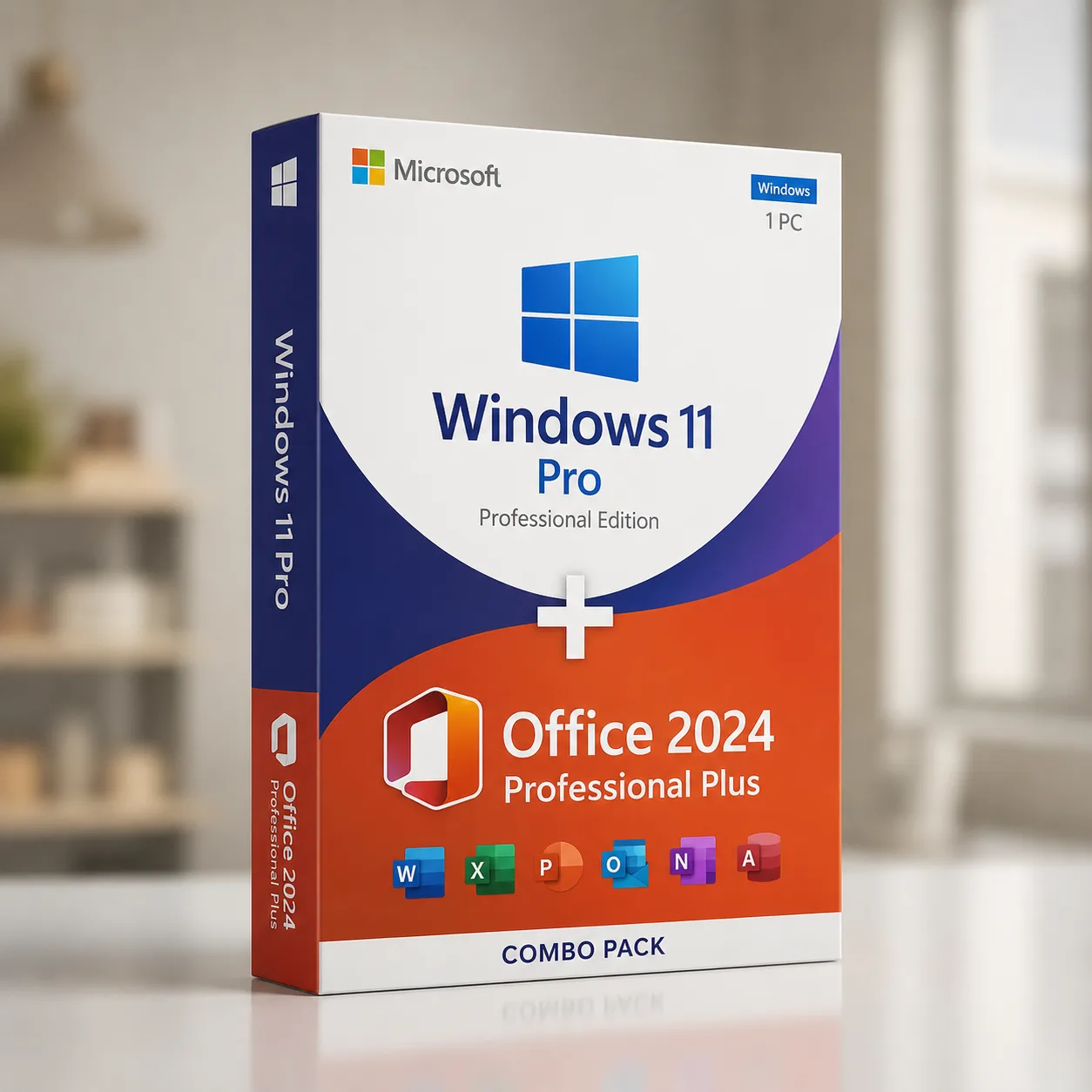 Combo Windows 11 Pro & MS Office 2024 Pro Plus