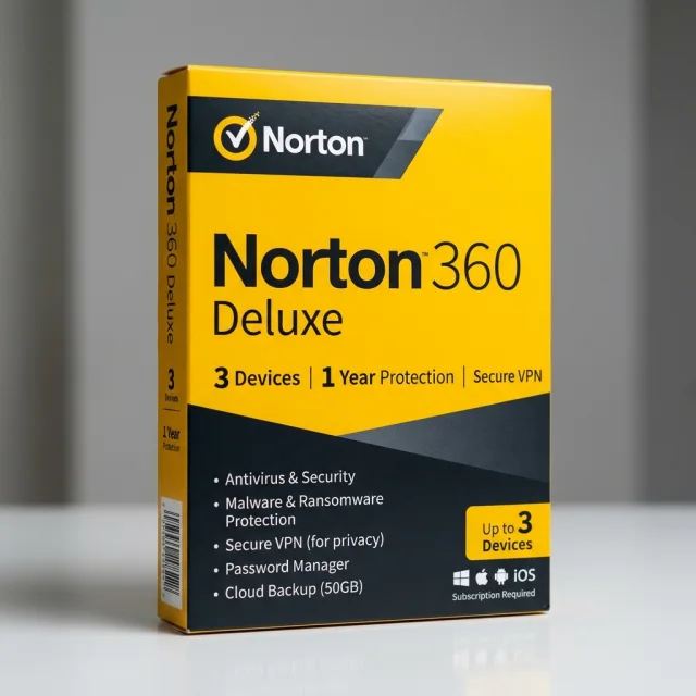 Norton 360 Deluxe (3 Devices / 1 Year)